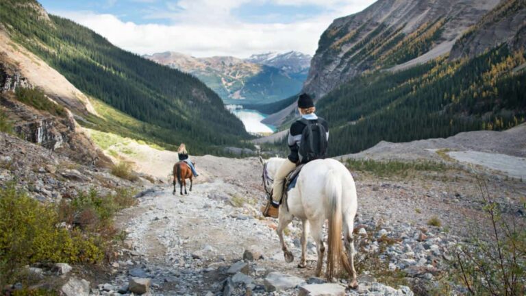 Horseback Riding Near Lake Louise