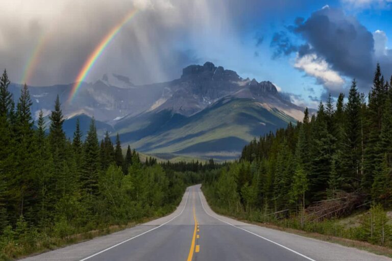 Icefields Parkway Rainbow