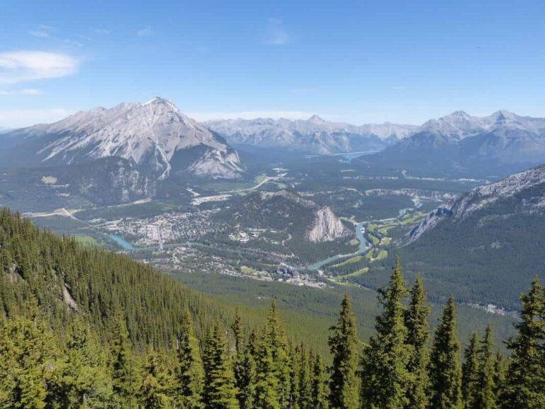 Aerial View of the Town of Banff