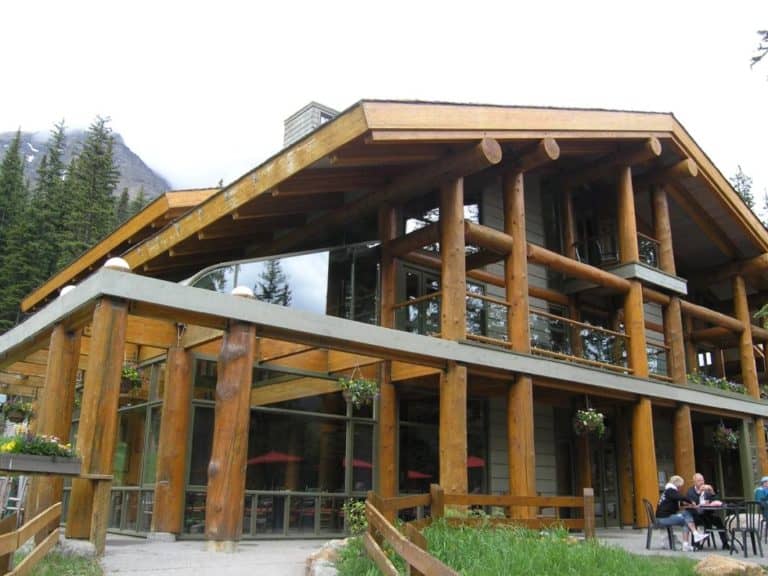 The Moraine Lake Lodge in Banff is one of the park's most expensive hotels