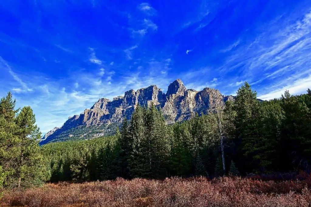 Castle Mountain in Banff does, indeed, resemble a castle