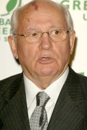 Portrait image of former Soviet president Mikhail Gorbachev