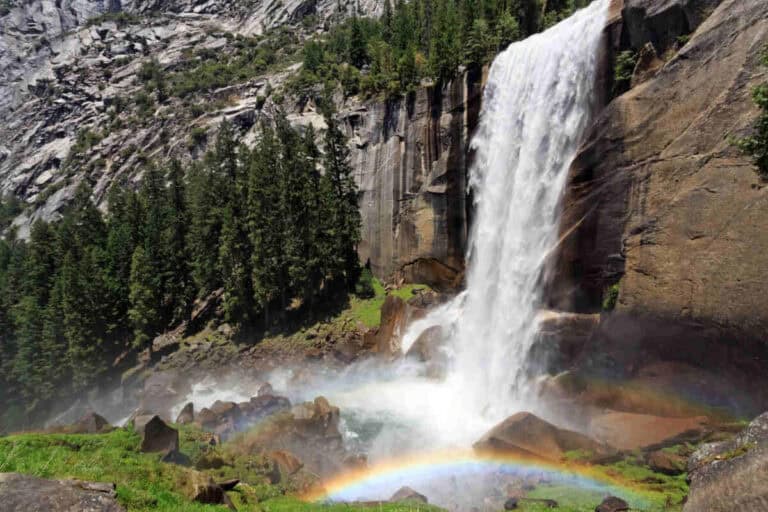 Vernal Fall in Yosemite National Park.